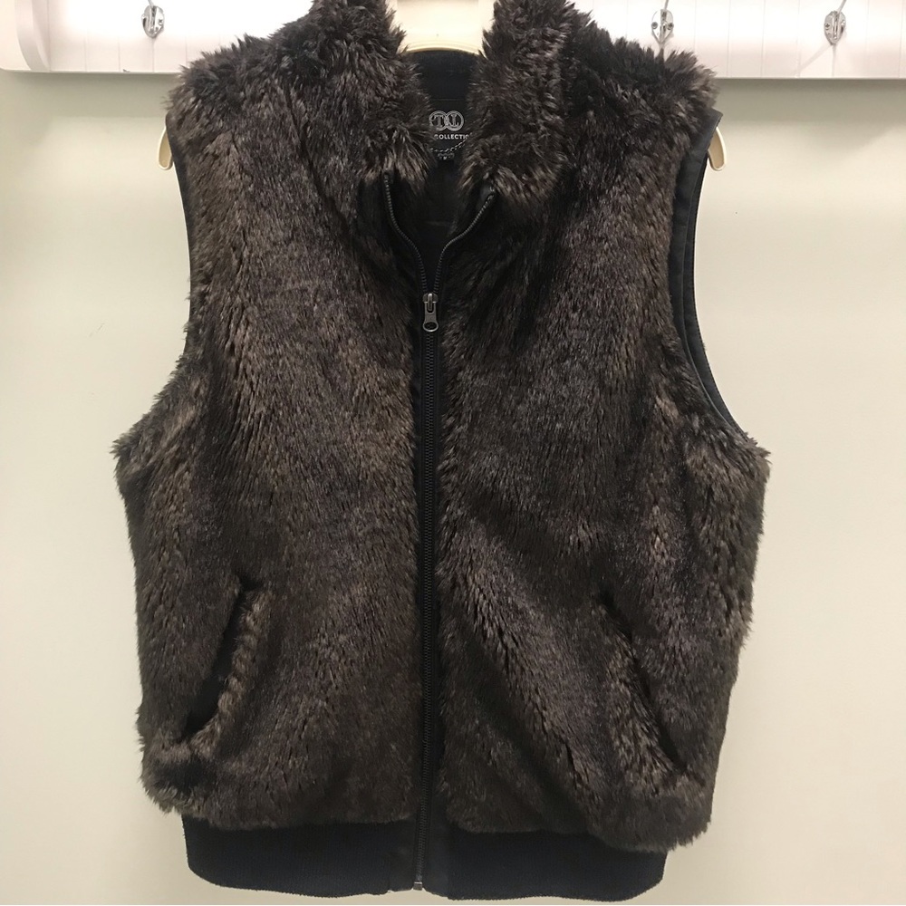 Tart Collections Faux Beaver Fur Vest
